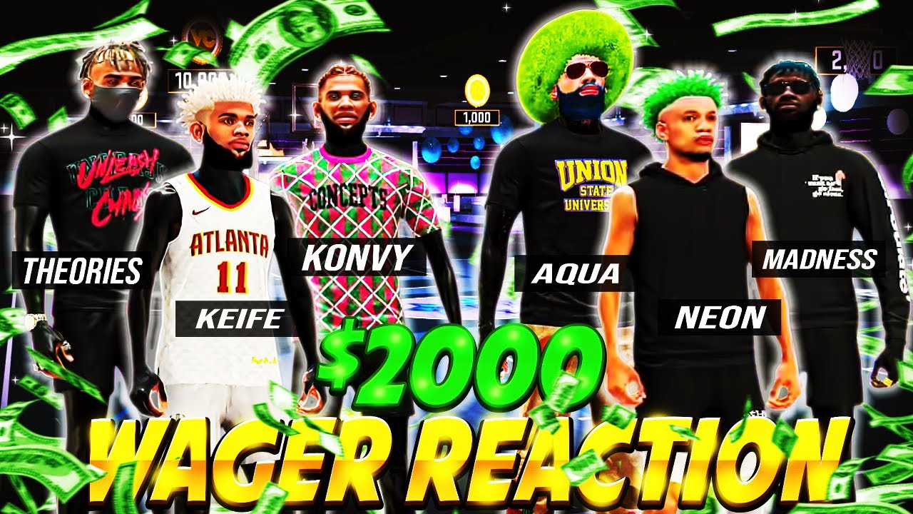 Keife & Konvy Wagered N3ON (Ronnie2K's Son) For $2000 In The First NBA2K22 Wager Of The Year!😱