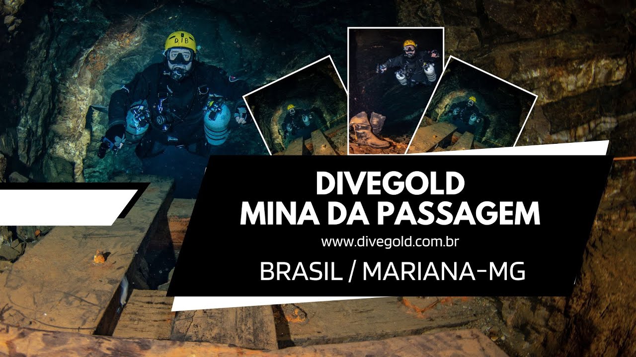 MERGULHO T&Eacute;CNICO - DIVEGOLD - MINA DA PASSAGEM