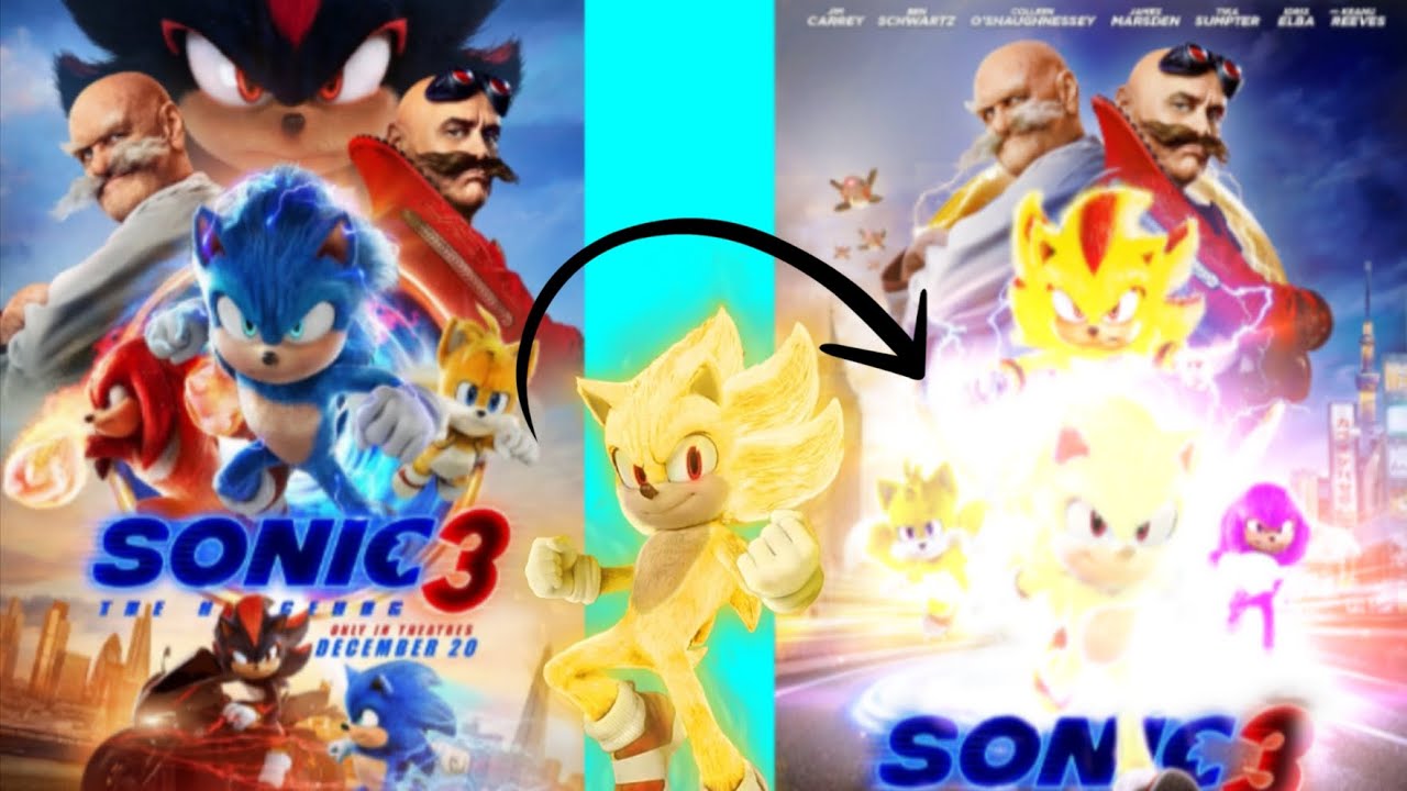 Picsart making sonic movie 3 but its super sonic 