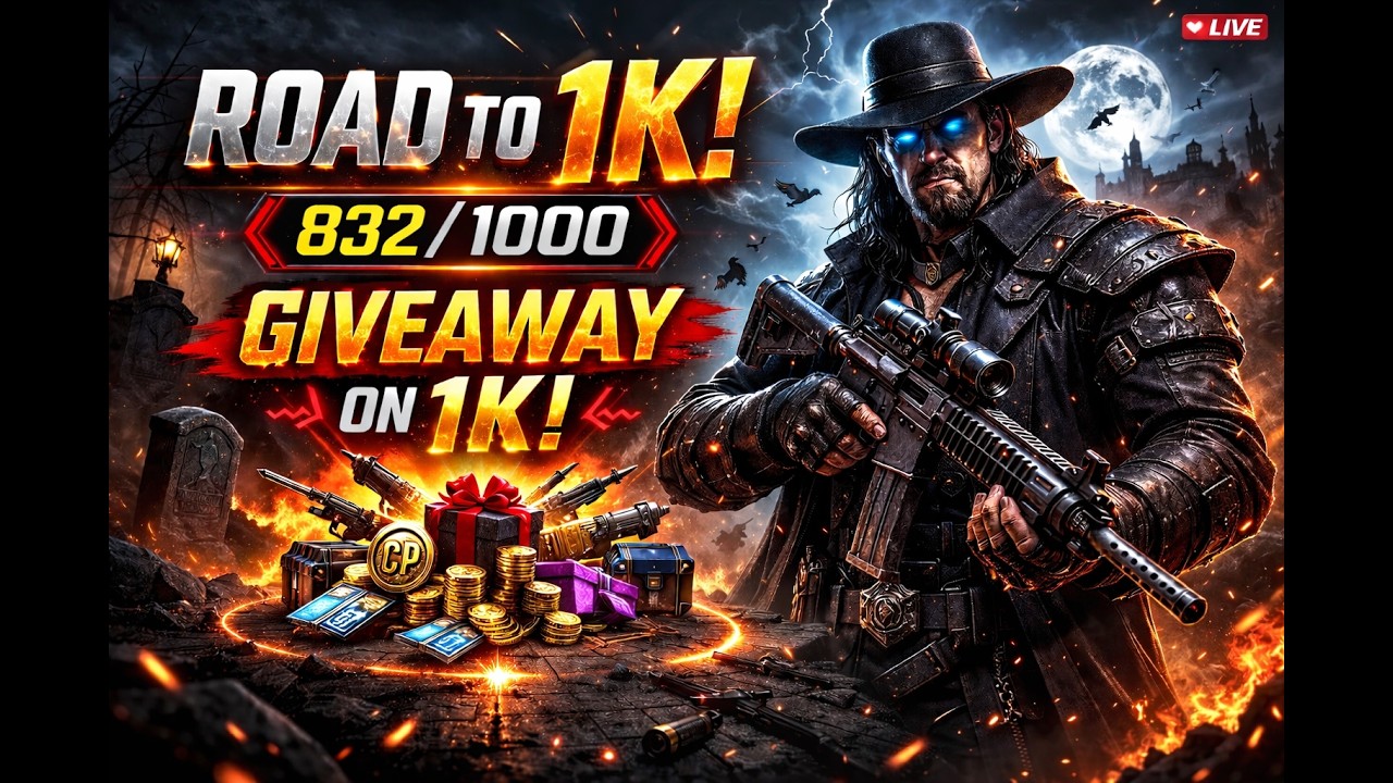 BR Chill Grind 🎮 | Road to 1K 🔥 (832/1000) | AvinashG-YT | LIVE Hinglish #roadto1k #codmbr #brlive