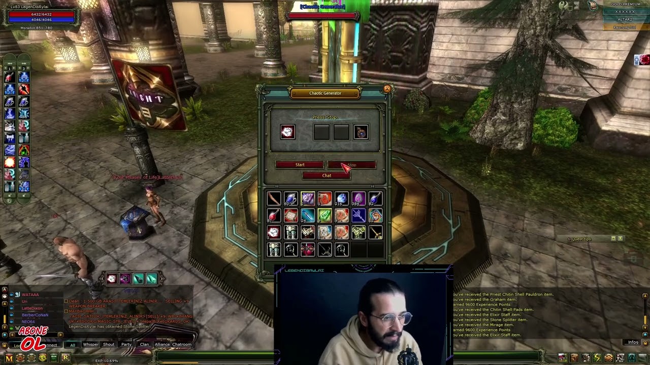 #LegenDisRylai/Knight Online/ALTAR/Draki Pendant  denedik .Resmen Çağırdık Drobu.Not:KüfürVar Tikkat