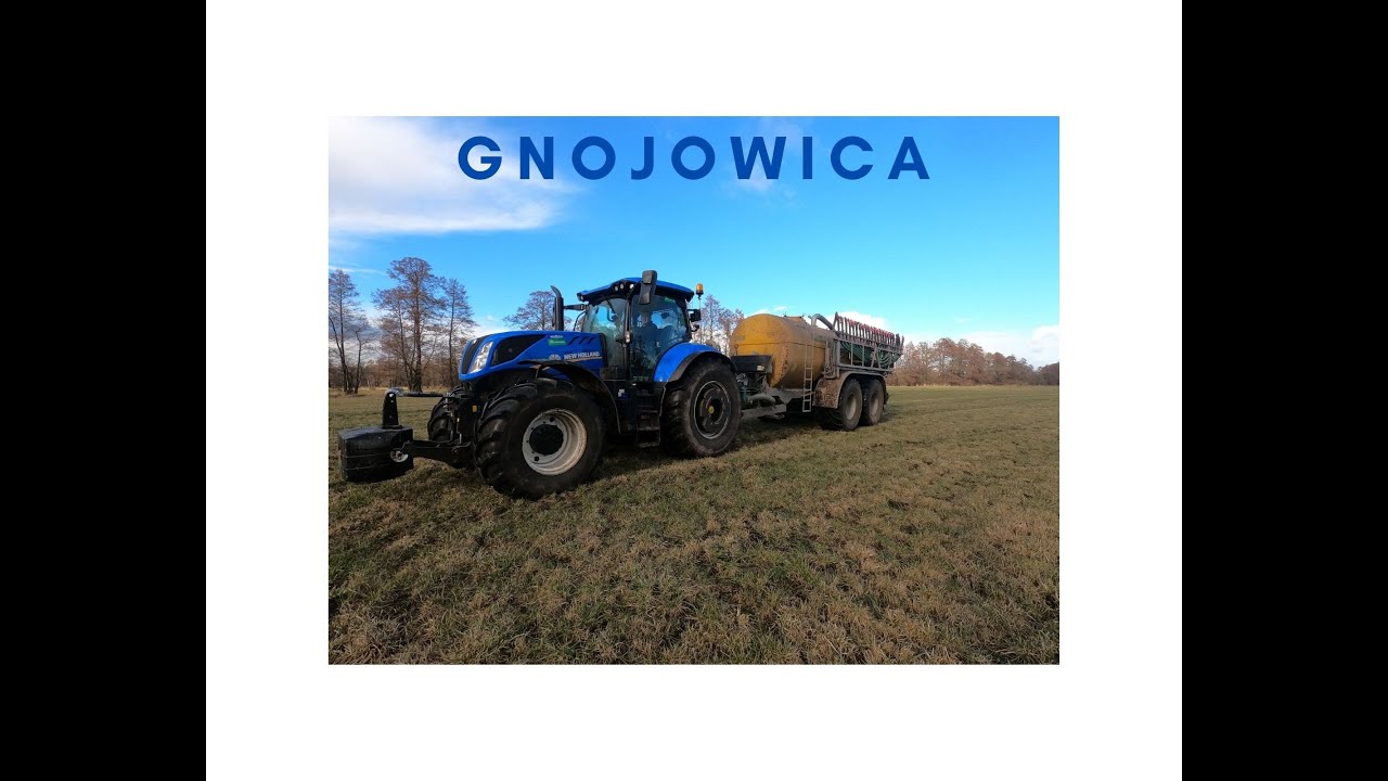 Vlog 6# Wywożenie gnojowicy, ZUNHAMMER SK18.5 & NEW HOLLAND T7.230. GR Matysiak