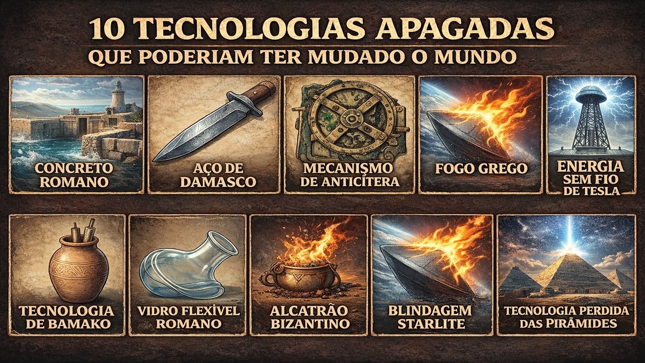 10 TECNOLOGIAS APAGADAS QUE PODERIAM TER MUDADO O MUNDO