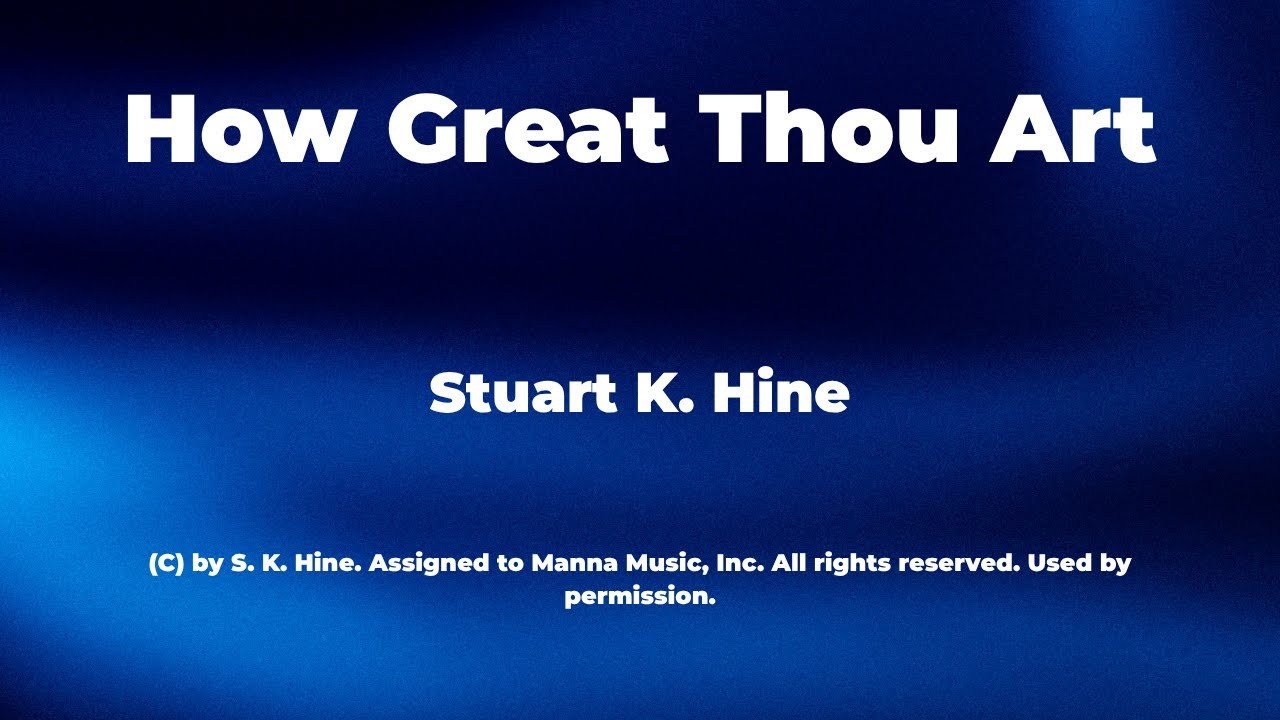 How Great Thou Art (Cover) | Trey West Music