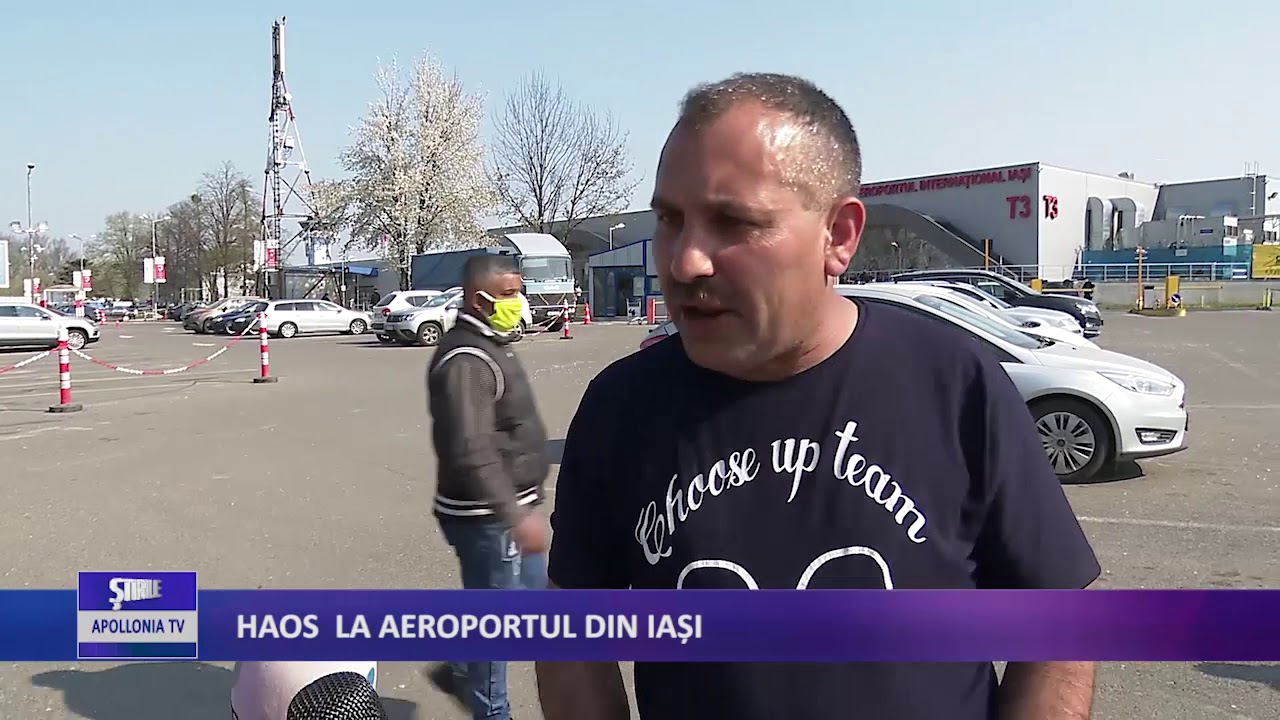 Haos la aeroportul din Iași