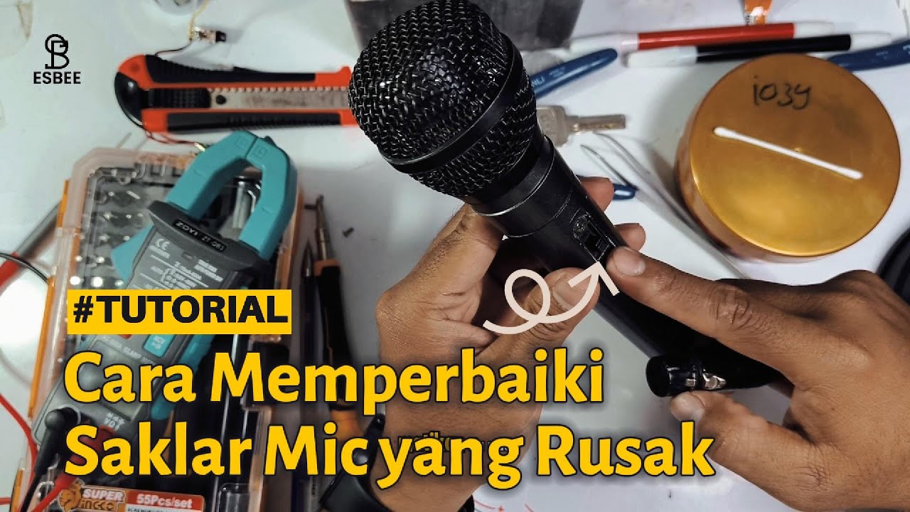 Tutorial Cara Memperbaiki Mic yang Menyala Terus / Mik Rusak