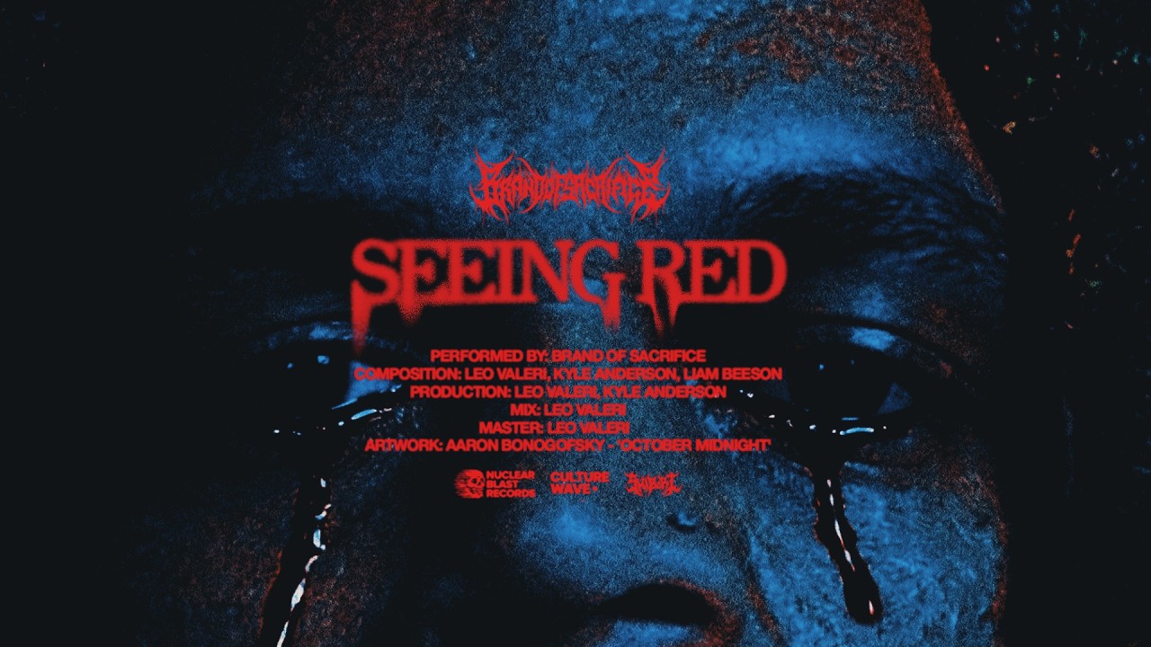 BRAND OF SACRIFICE - Seeing Red (OFFICIAL VISUALIZER)
