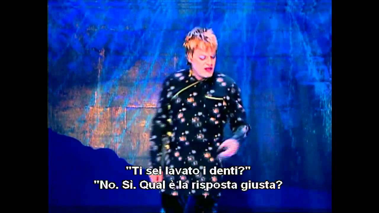 Eddie Izzard - sub Ita - italiani, americani, Inglesi e...bugie