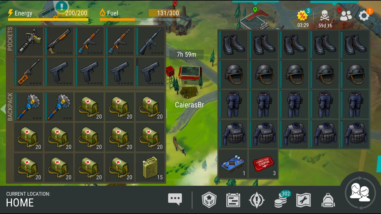 LDOE raid CaierasBr   |   Reloaded 4x