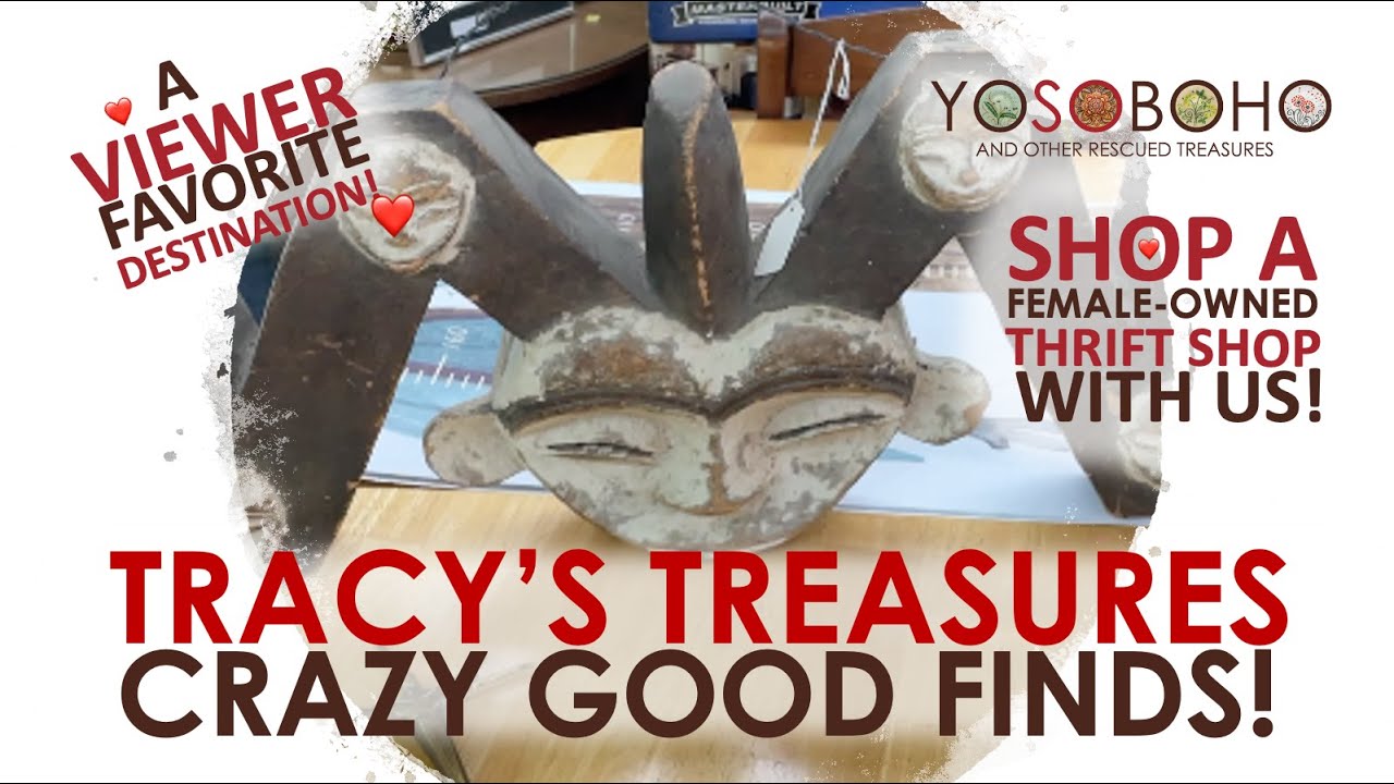 Our Favorite Female Owned Thrift Shop!🥇 BETTER THAN GOODWILL! Come Thrift Tracy's Treasures With Us!