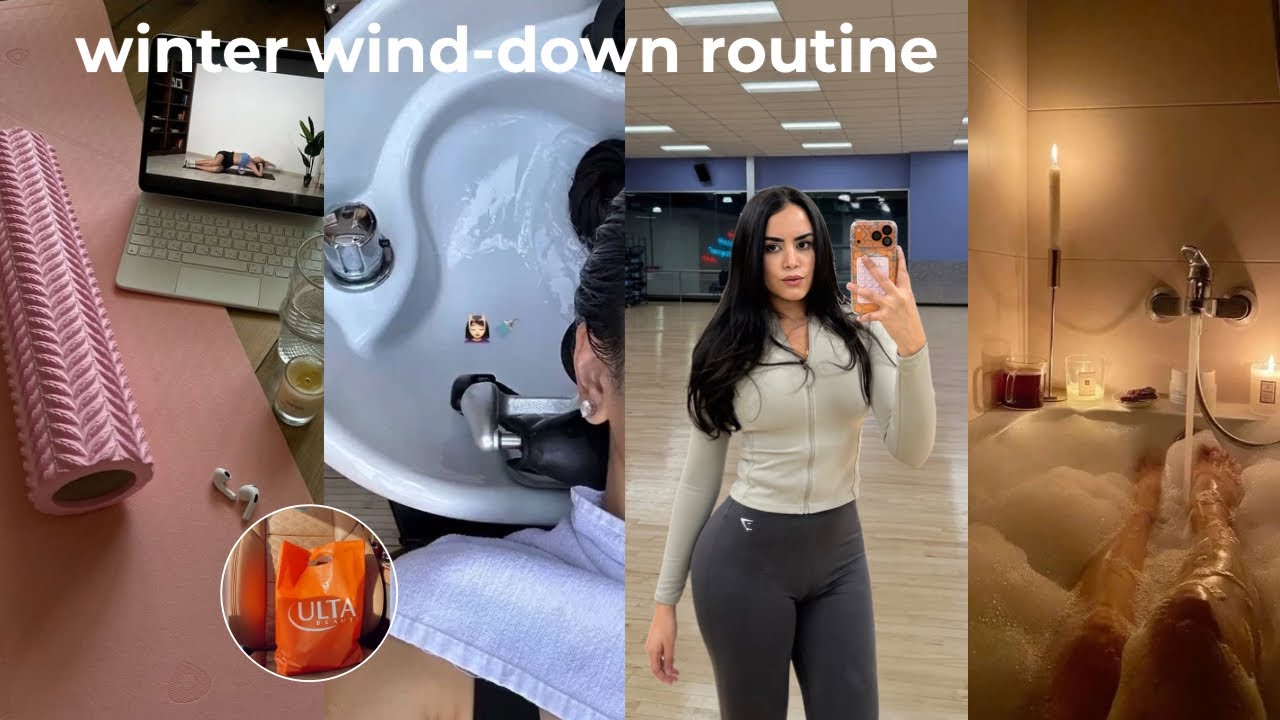 Winter wind down | 🧘‍♀️ روتيني في الثلج ❄️ فاش كنتهلا فراسي 🛁✨قطعت شعري + Ulta Beauty 🛍️