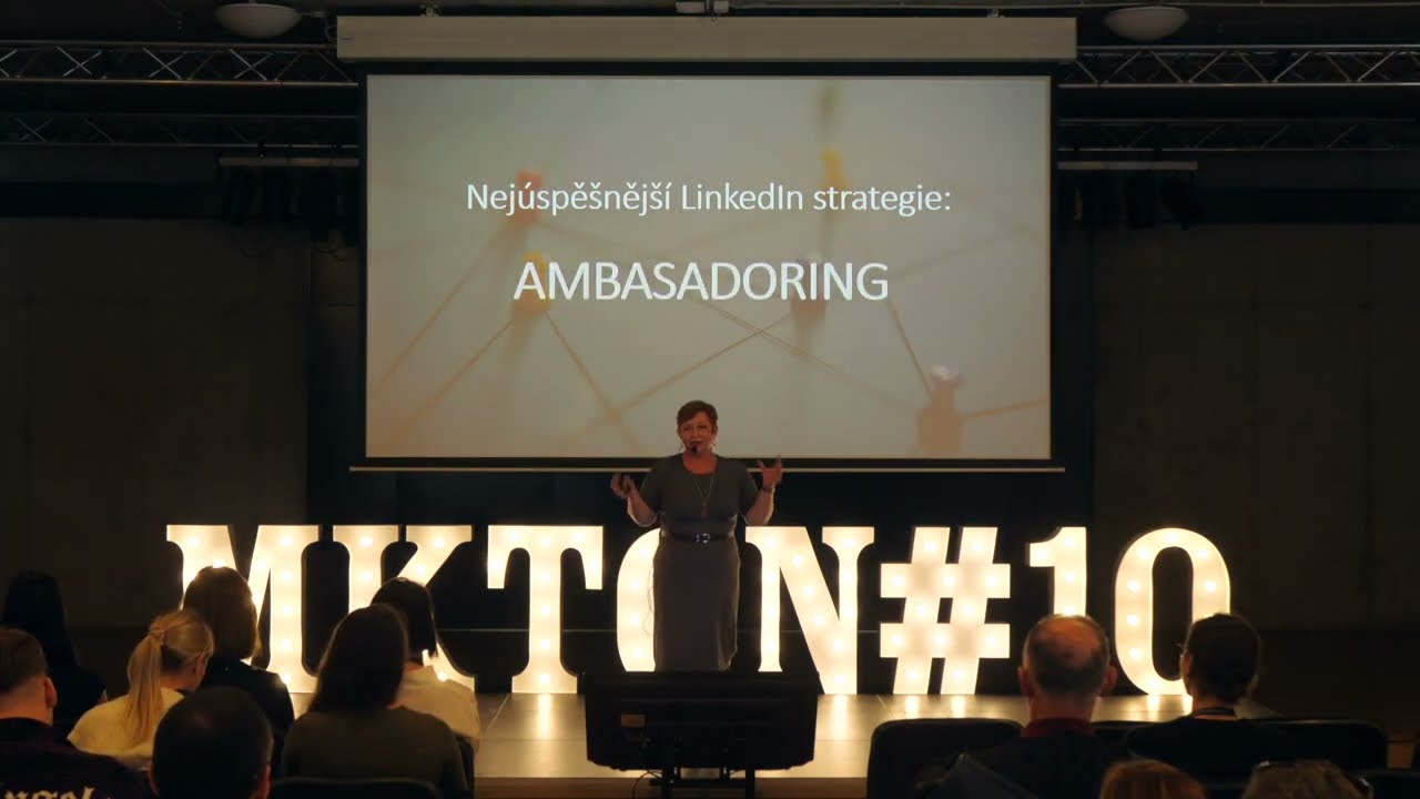 MarketingON#10 [Jana Bártíková: Jak vám LinkedIn pomůže se značkou]