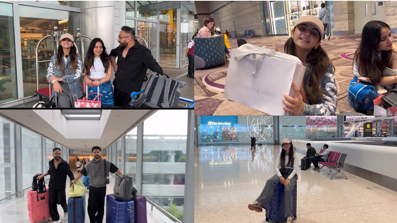Changi Airport toh siddha paunche asi Malaysia 🇲🇾 || Weight krke bde kaml lge sannu🤦🏻‍♀️