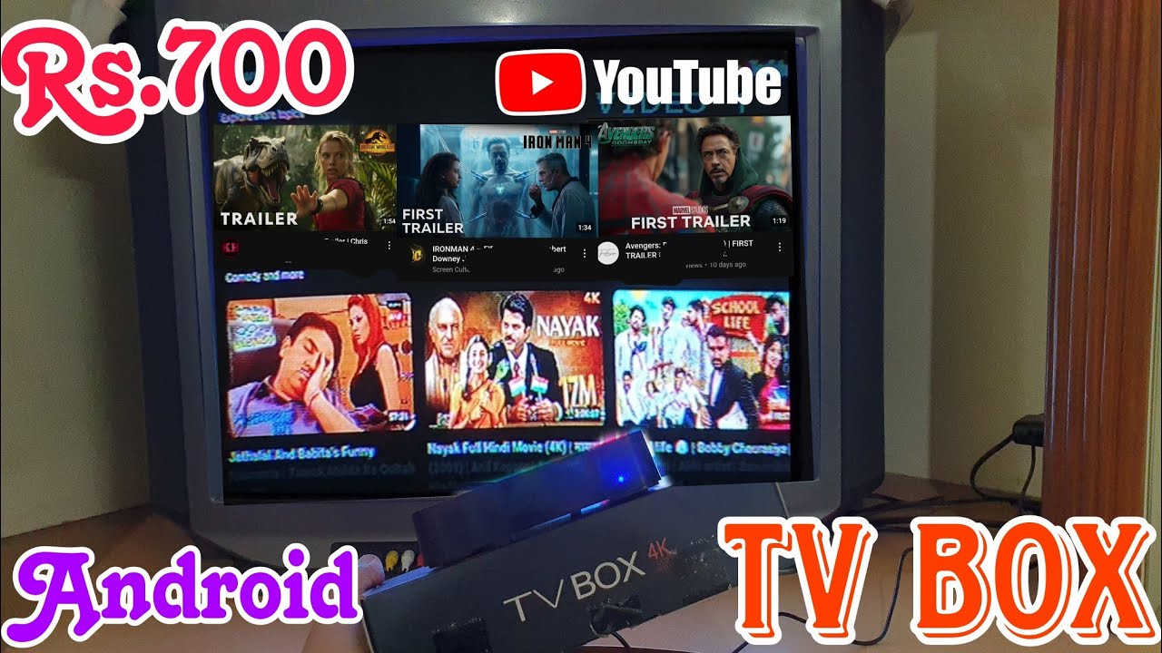 Android TV Box Unboxing & Review| android tv box under 1000 | tv box | 4k internet Android TV Box
