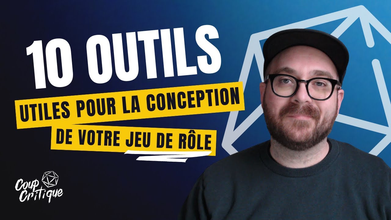 DESIGN JDR | 10 outils utiles pour la conception de votre jeu de r&ocirc;le 🧰🔨✂️
