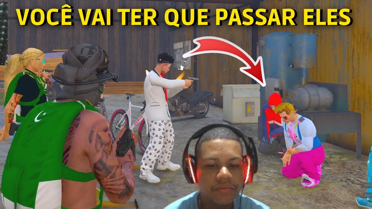 GAGO OBRIGA PAULINHO A PASSAR RANDAL E GRAMINHA (GTA RP)