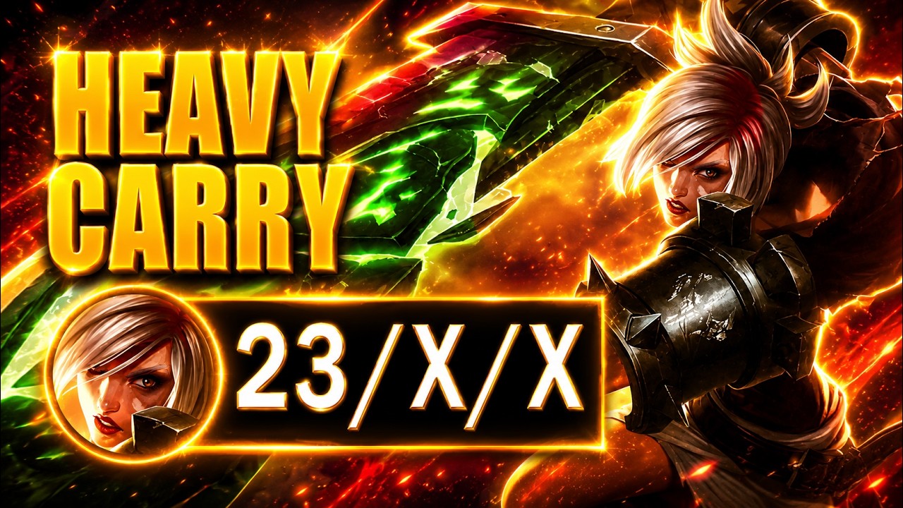 How to carry games in low elo (S16 Riven Top lane gameplay commentary)