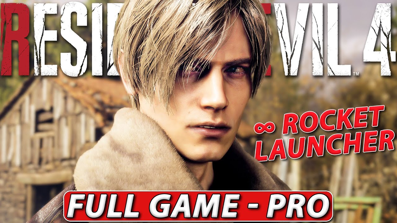 Resident Evil 4 Remake Full Game PROFESSIONAL NG+ - Infinite Rocket Launcher Unlocked