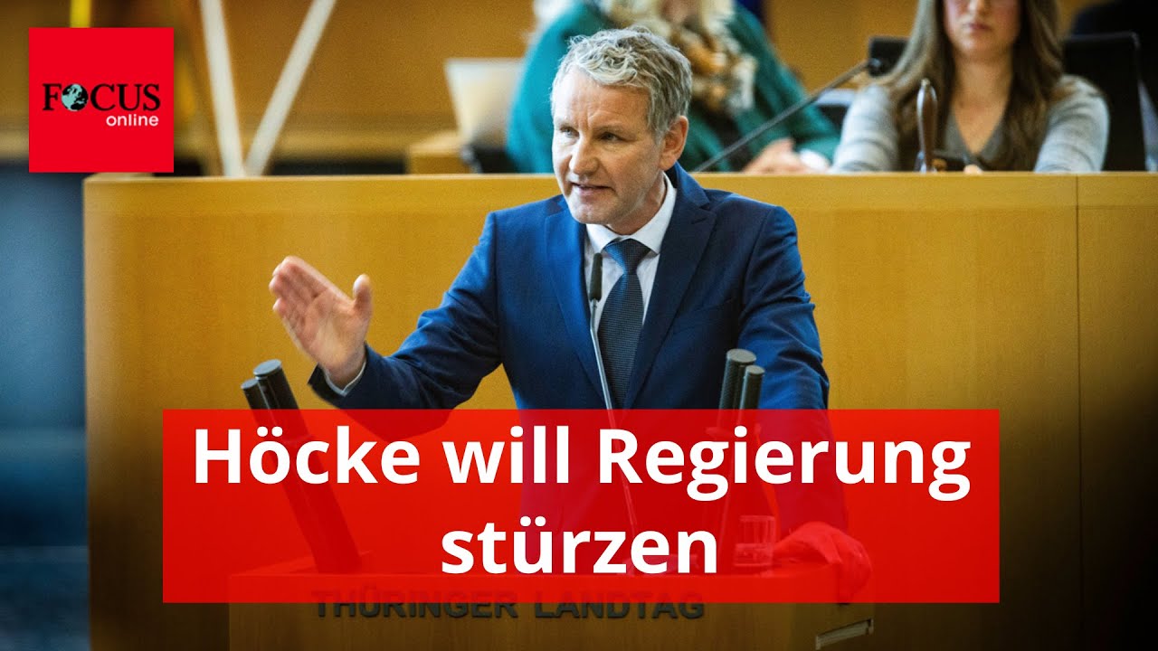 H&ouml;cke will Regierung in Th&uuml;ringen st&uuml;rzen