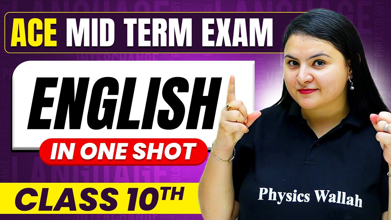 ICSE CLASS 10 ENGLISH in One Shot 🔥| Term 1 | Ace Marathon Series | ICSE Wallah