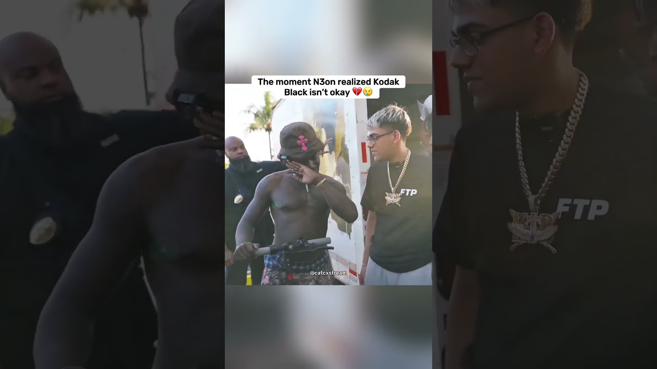 The moment Neon realised Kodak Black wasn&rsquo;t okay, 💔😢#n3on #kodakblack #n3onclips