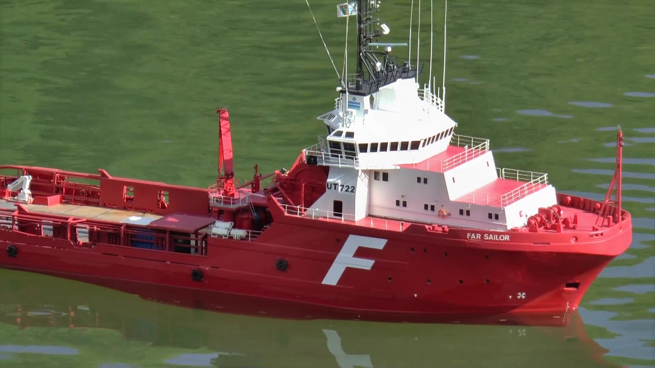 Offshore RC Ship Models -  AHTS Models Far Santana, Far Sailor, Far Scout