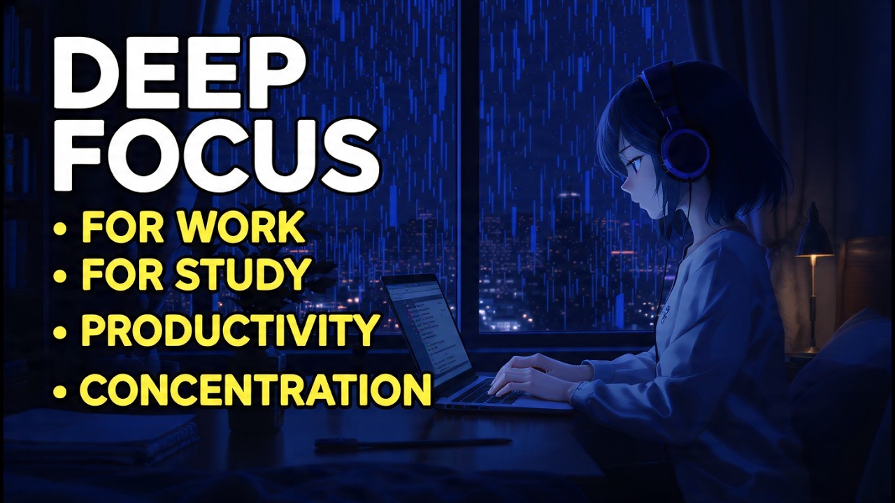 🔴 LIVE Work Music for Focus | Smooth Background Instrumental for Productivity