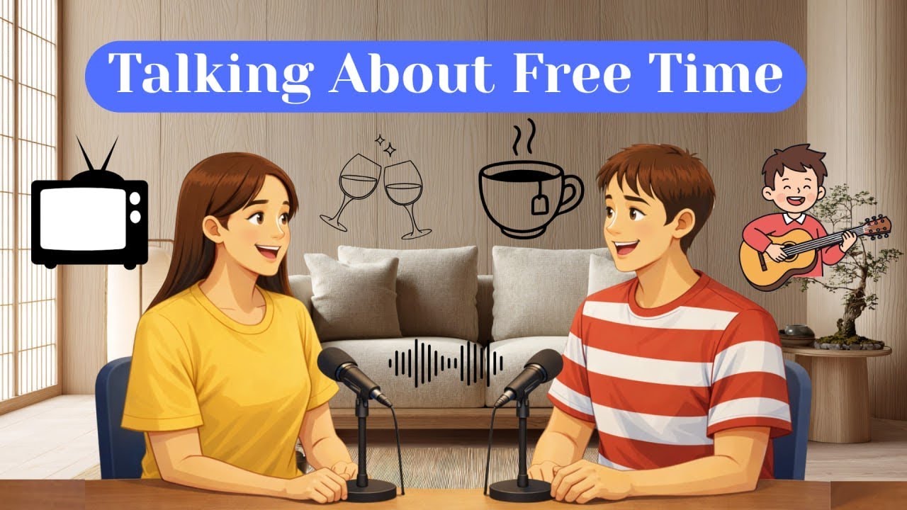 Talking About Free Time / Free Time English Conversation / Free Time for Beginners #learnenglish