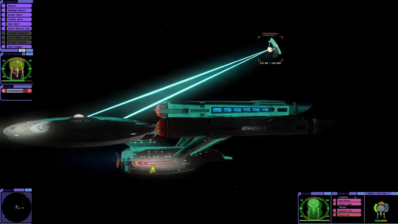 Disco USS Enterprise Discovery vs Federation Constitution |RM| Star Trek Bridge Commander