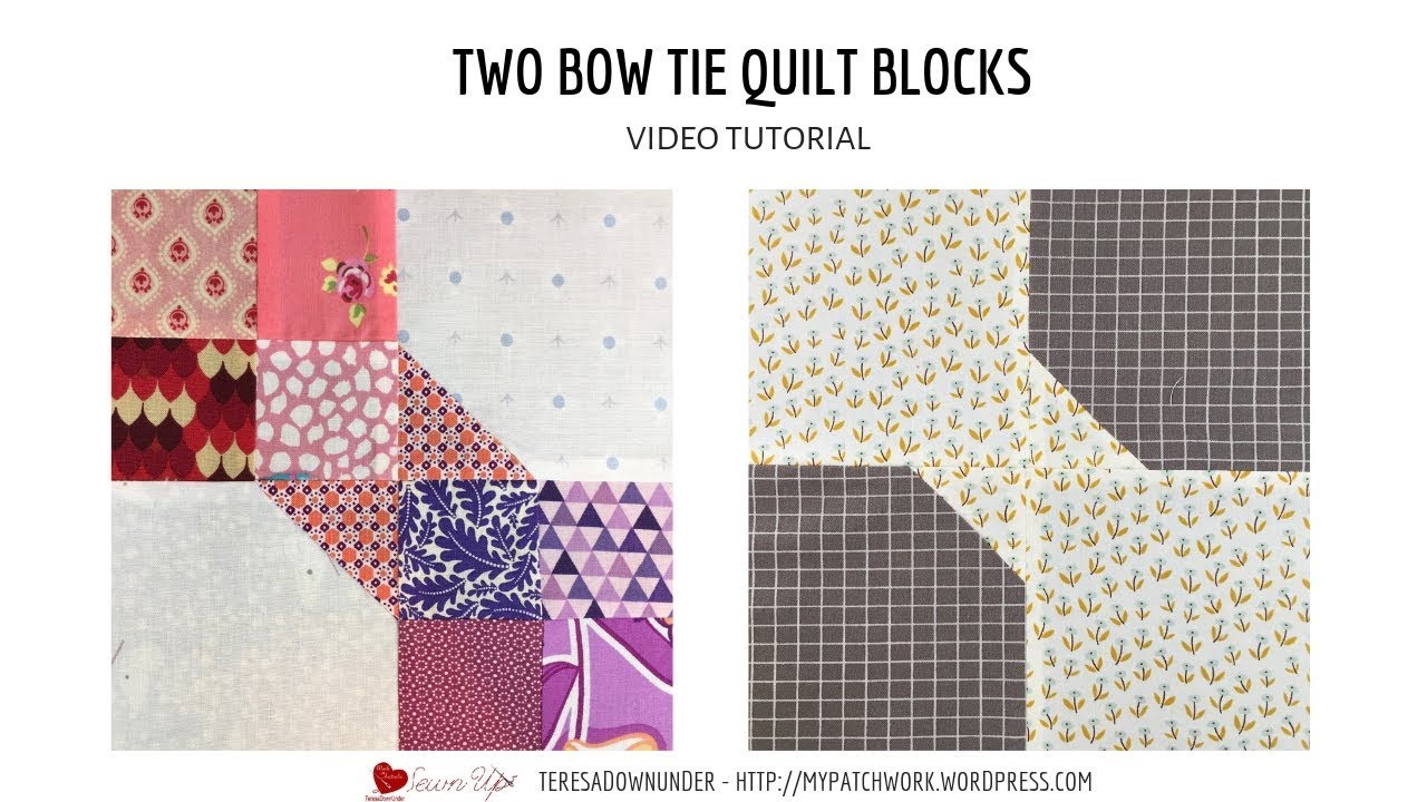Two bow ties video tutorial