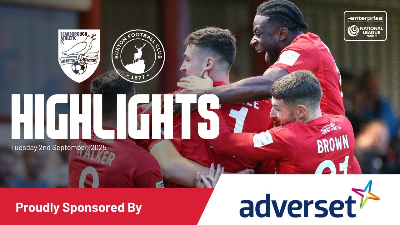 2 Goals in 3 Minutes! | Scarborough 2 v 1 Buxton - Enterprise National League North - Sept 2025
