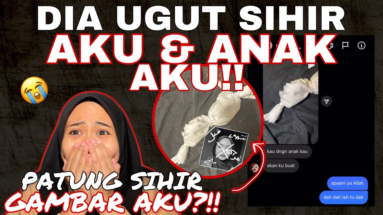 ADA ORG UGUT SIHIR AKU & ANAK AKU! HANTAR PATUNG SIHIR GAMBAR AKU 😭