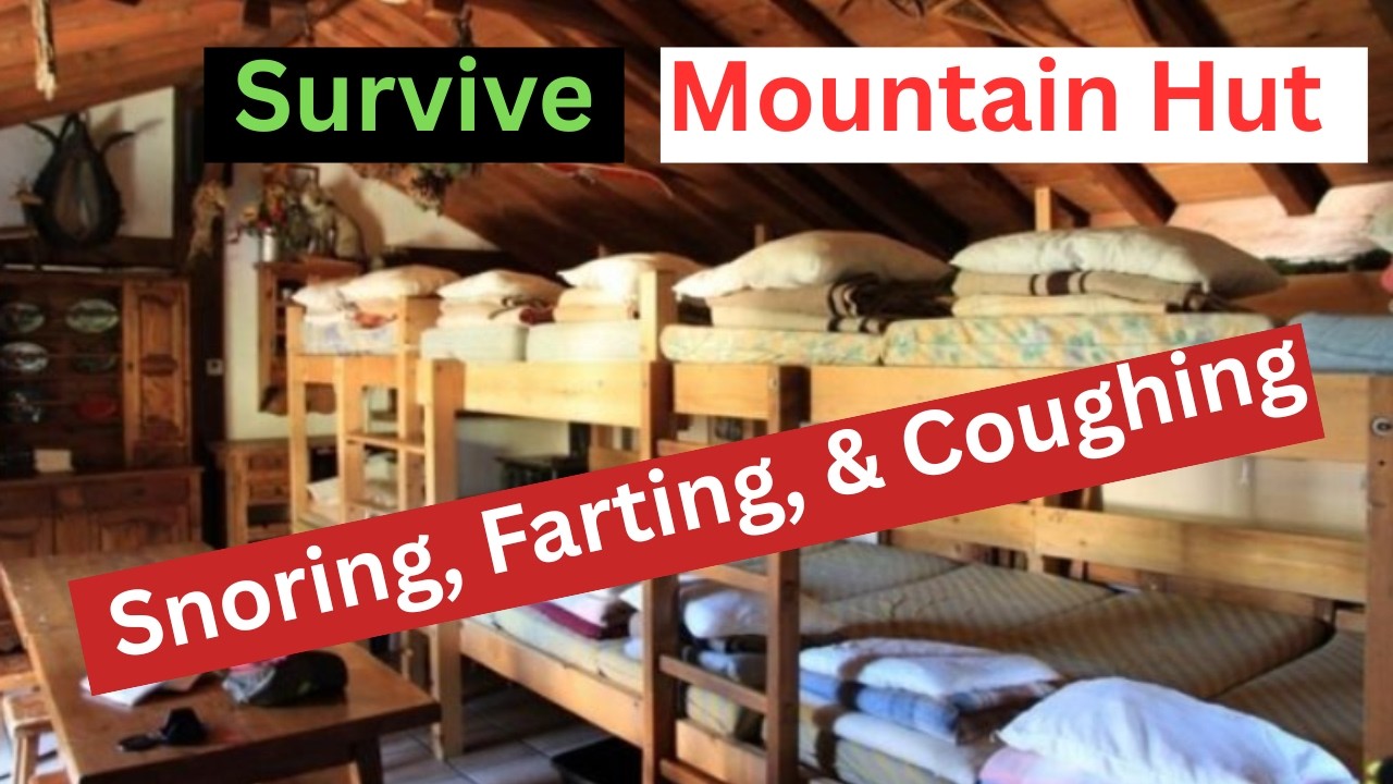 Sleep Mask for surviving a mountain hut.