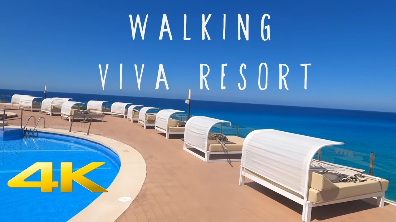 Viva Cala Mesquida walk in 4k closed by Corona Pandemie Relaxing Sunny Beach