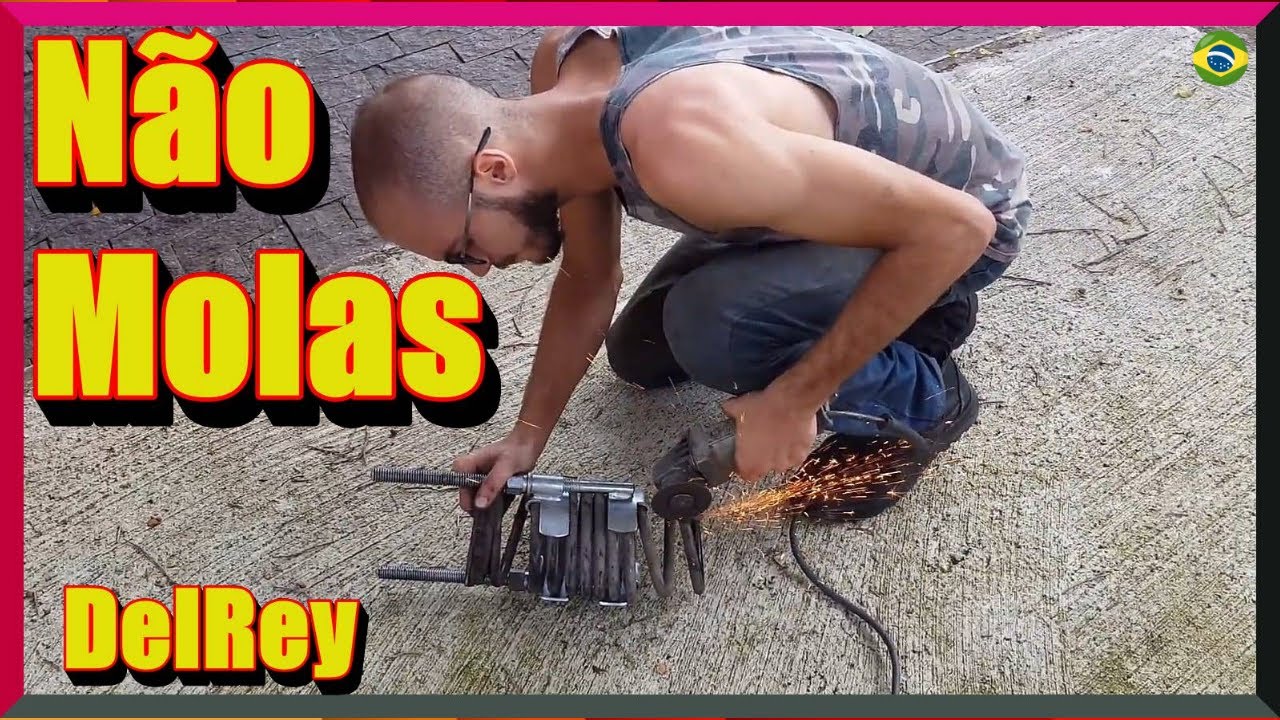 COMO CORTA A MOLA DO  FORD DELREY AP 1.8 ( Saiba Rebaixar em casa Faça você mesmo!) Não Molas 😂😂