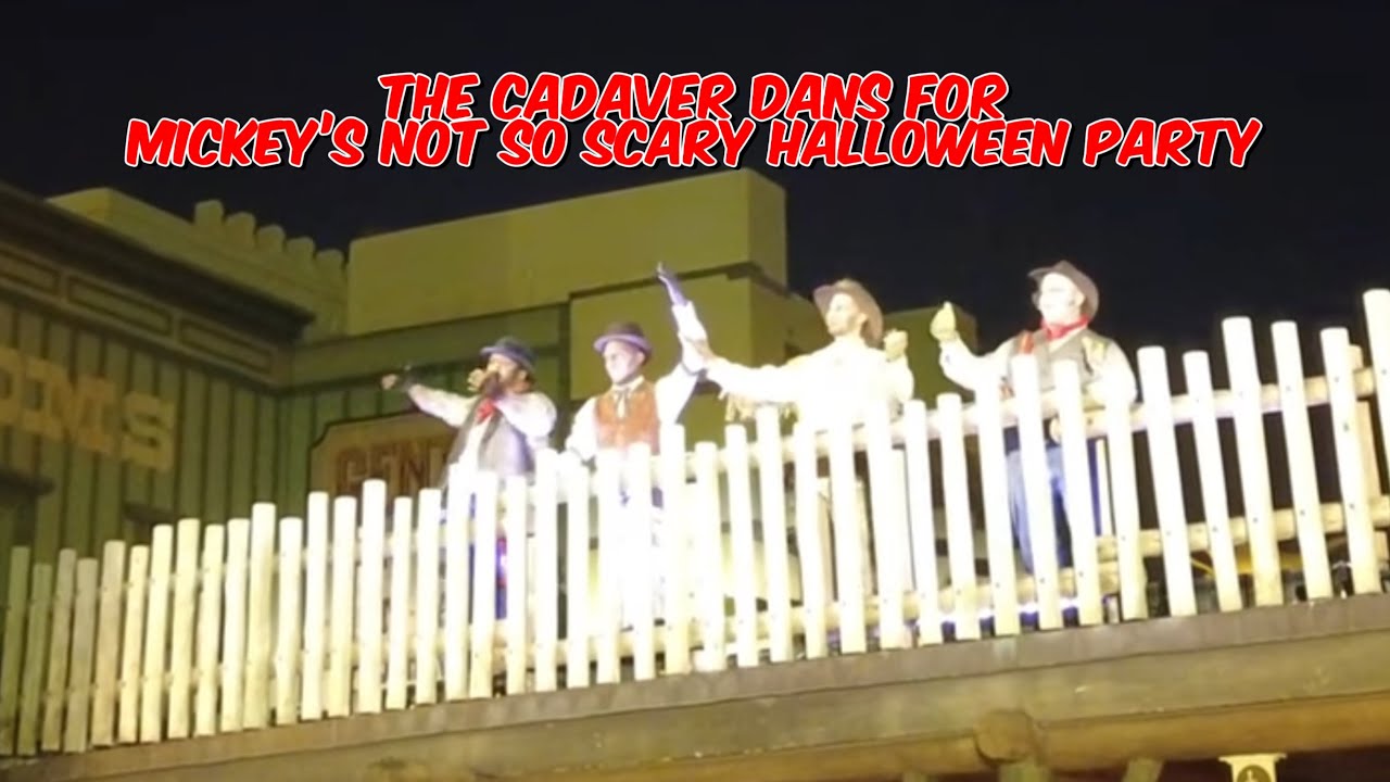 The Cadaver Dans Barbershop Quartet at Mickey's Not So Scary Halloween Party #mnsshp #disney