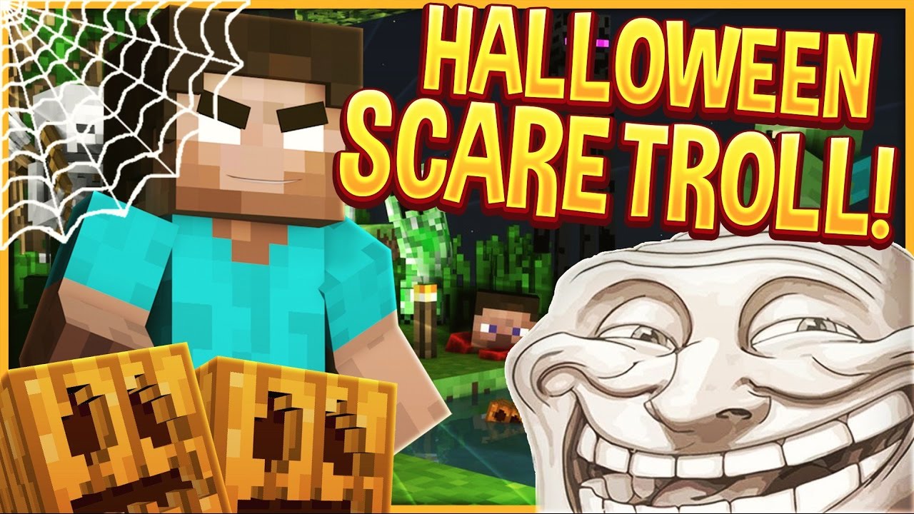HOUSE MADE OF PUMPKINS! (Minecraft Trolling)