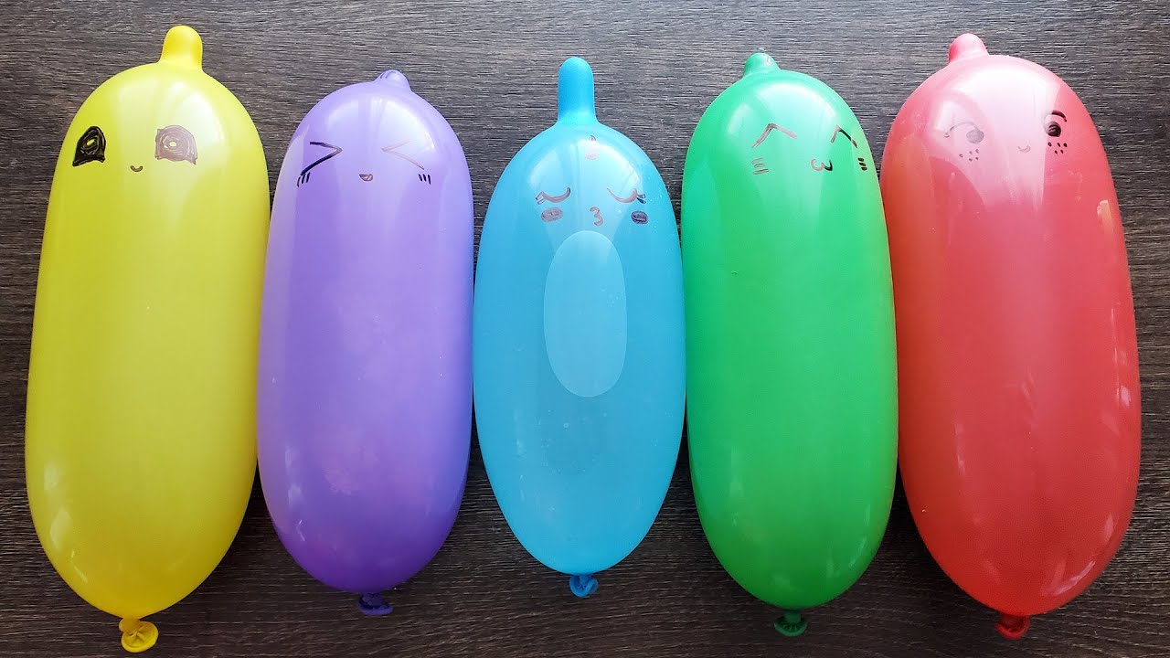 Mixing Stuff with Funny Taco Balloons ASMR #tacoslime