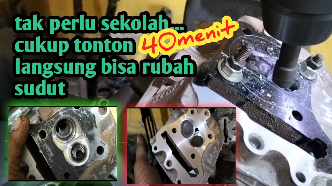 Tutorial Lengkap Cara Rubah Sudut Klep