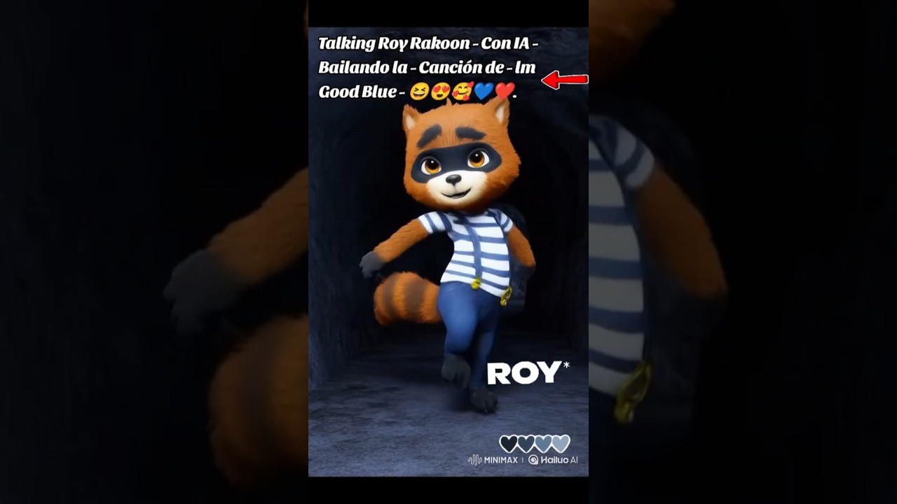 Talking Roy Rakoon - Con IA - Bailando la - Canción de - lm Good Blue - 😆😍🥰💙❤️.