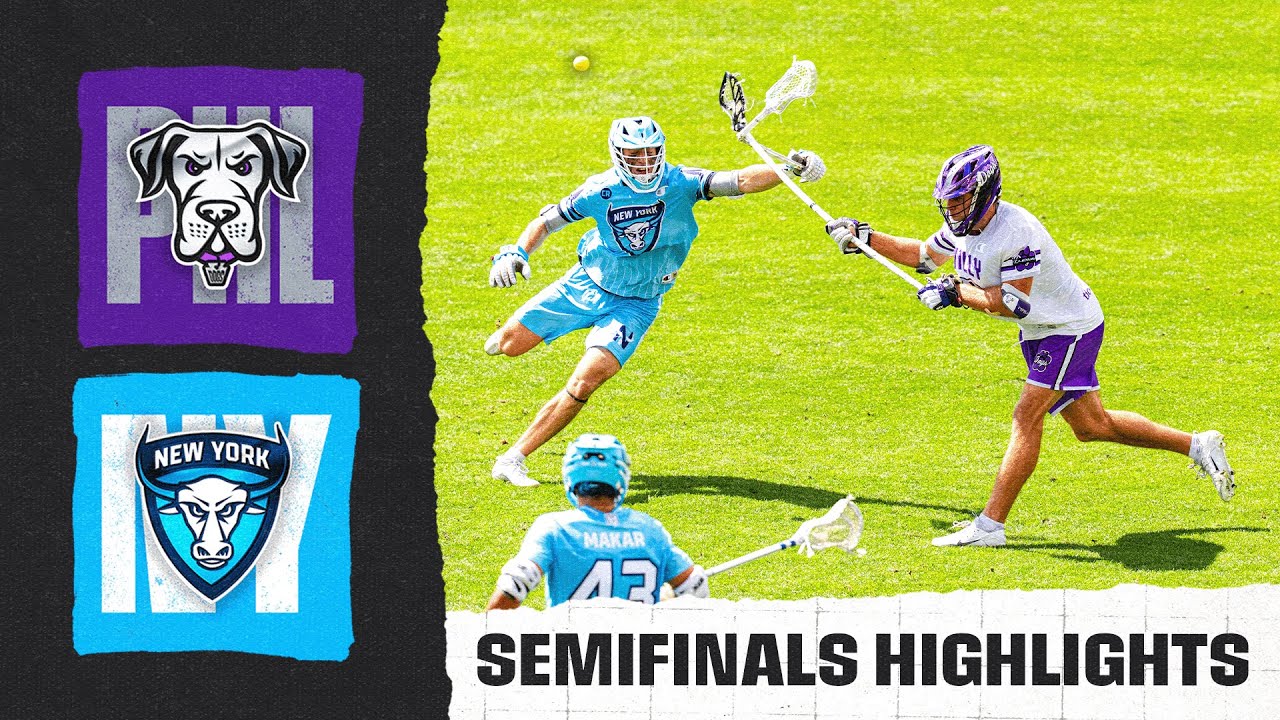 Philadelphia Waterdogs vs New York Atlas Full Game Highlights | 2025 PLL Semifinals