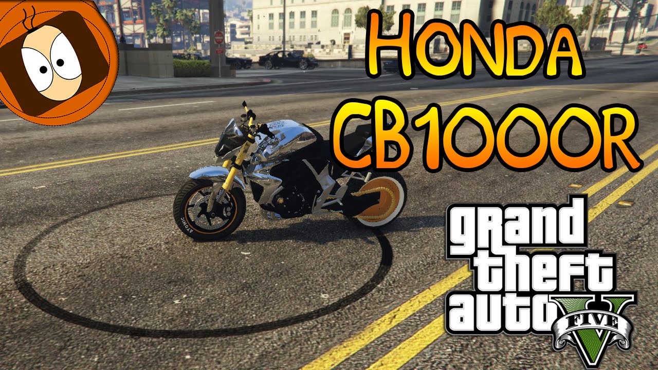 GTA 5 | TEST DE LA MOTO HONDA CB1000R ! | MOD PC