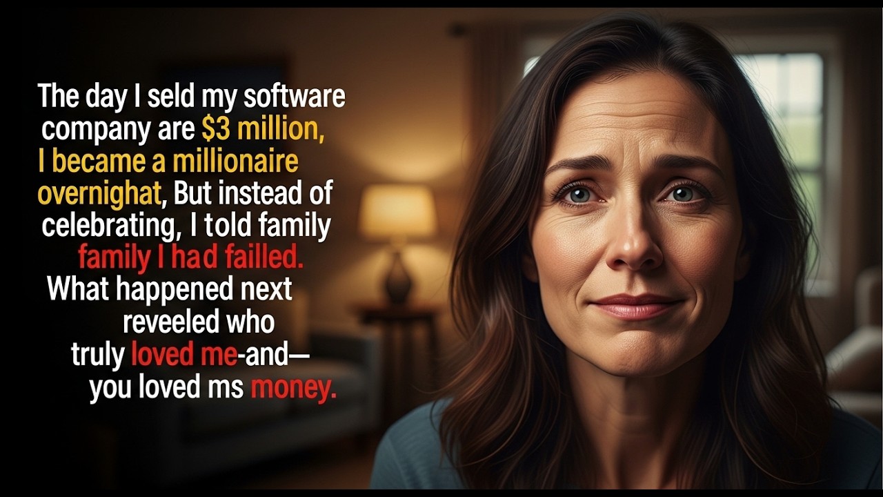 I Sold My Software Company for $3 Million—Then I Pretended to Be Poor to Test My Family’s True Color
