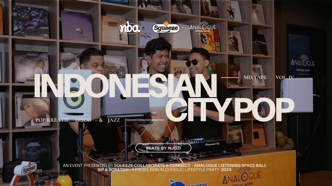 NJOZI - INDONESIAN CITY POP MIXTAPE VOL. 4 | Jazz & Disco | Sip & Scratch by Squeeze & Analogue Bali
