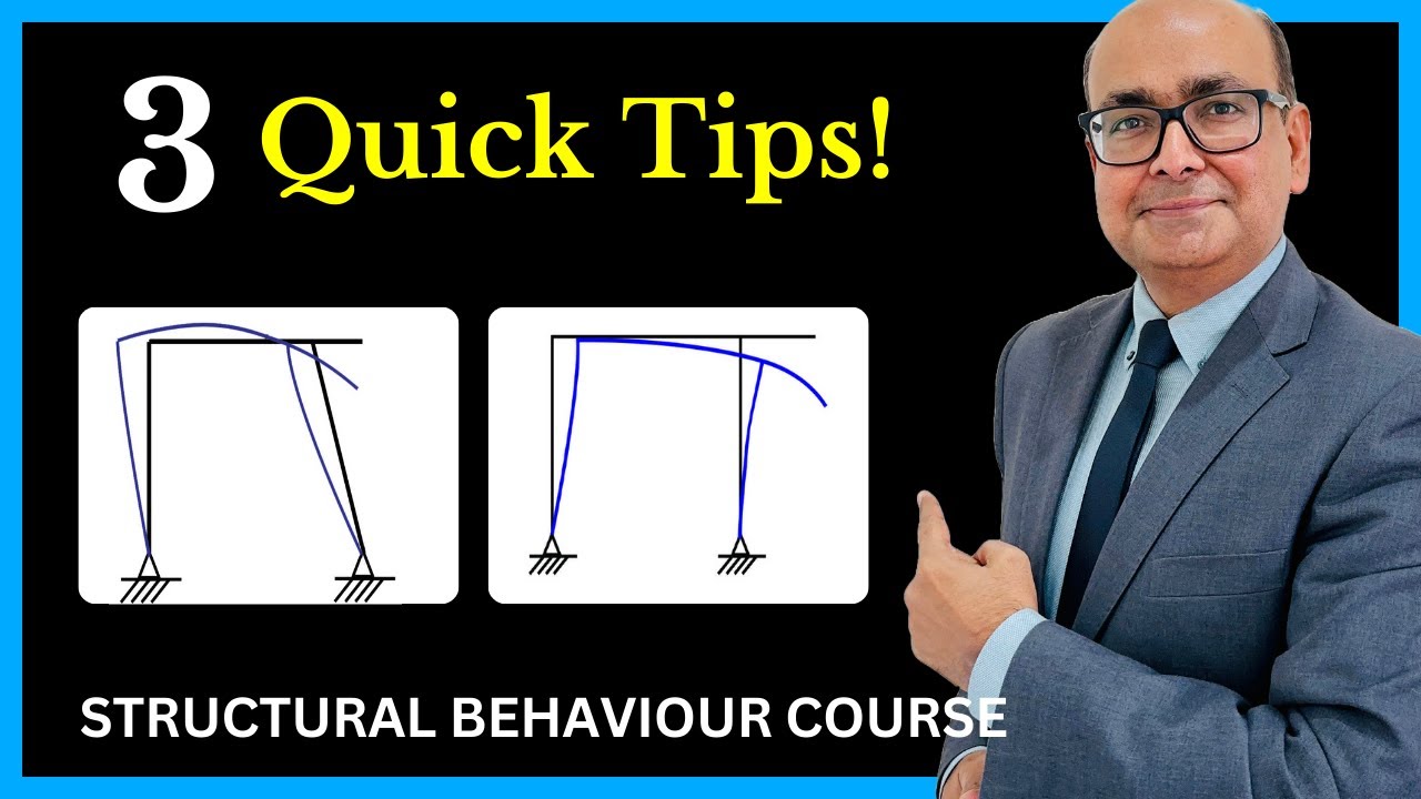 3 Quick Tips for Deflected Shapes & Frame Analysis | IStructE Structural Behaviour Course