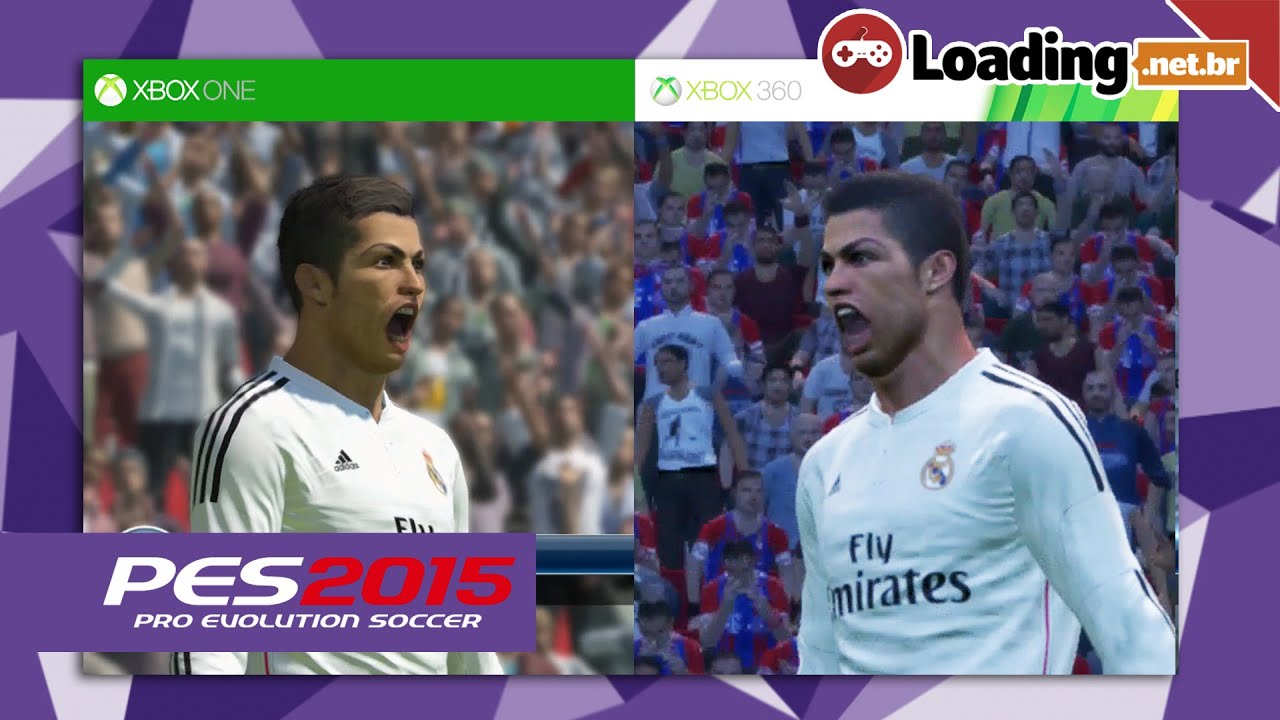 PES 2015 - Comparação Gráfica - Xbox One VS Xbox 360 (Graphics Comparison)