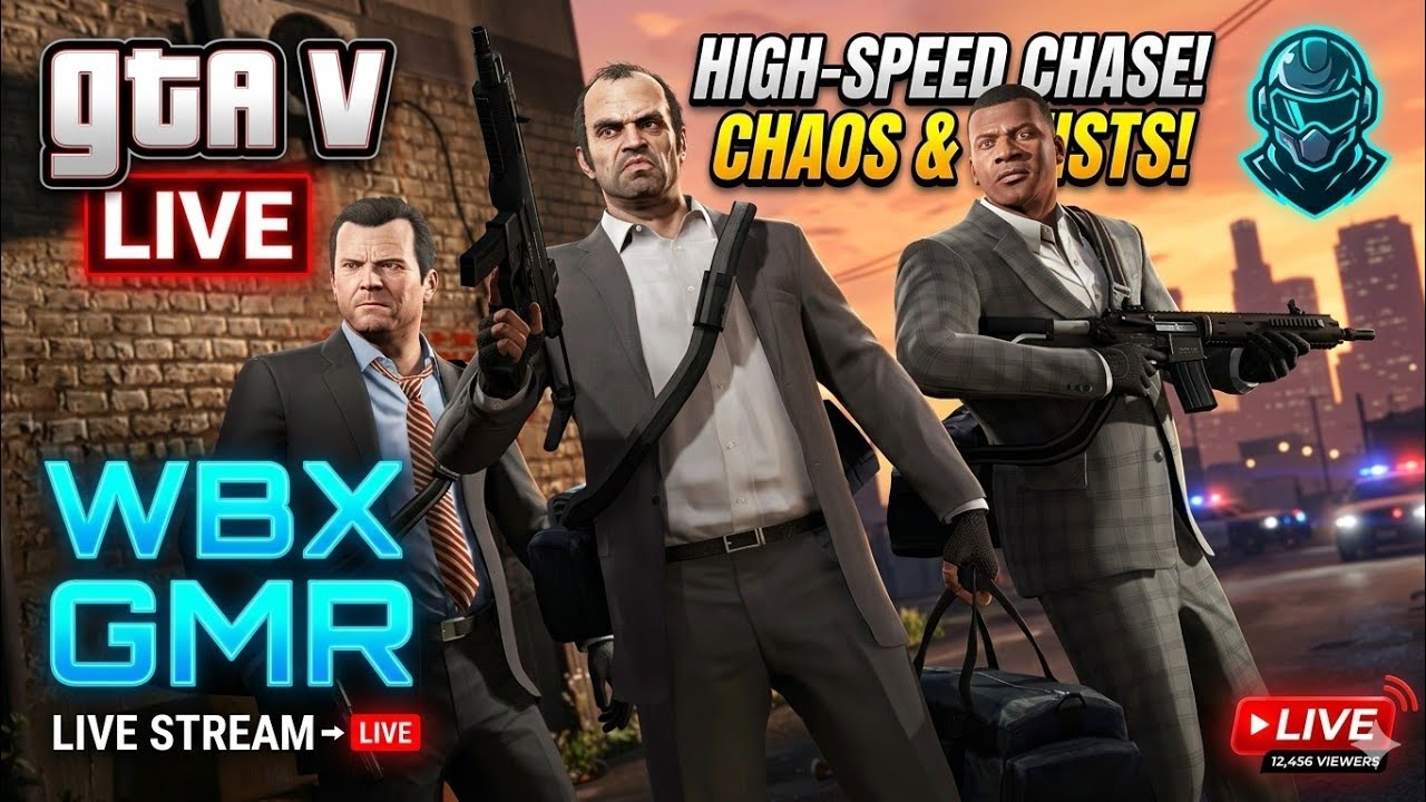🔴GTA V В ПРЯМОМ ЭФИРЕ | ХАОС И ГОНКИ В ЛОС-САНТОСЕ #gaming #gtav #live #gta5