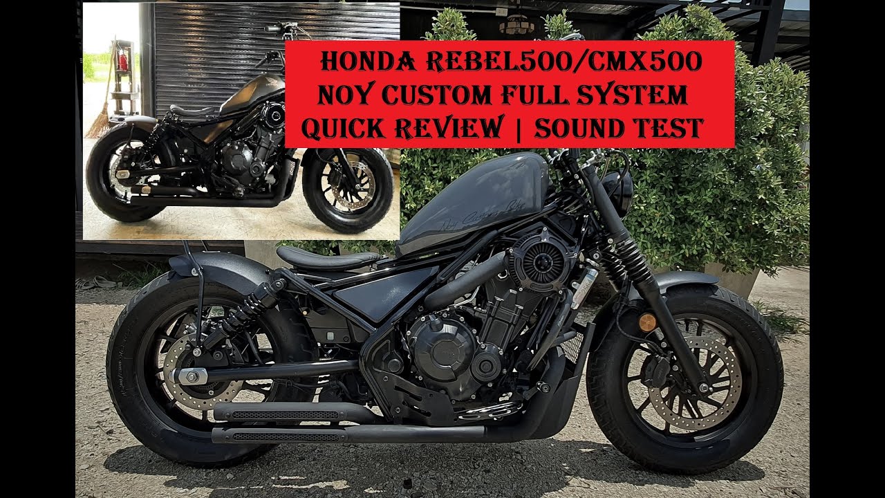 Rebel500 | NOY Custom Exhaust (QUICK REVIEW)