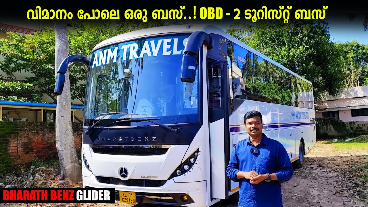 2024 Bharath Benz Glider OBD-2 Tourist bus in Kerala, Bharath Benz 1624  Bus body by MG Automotive