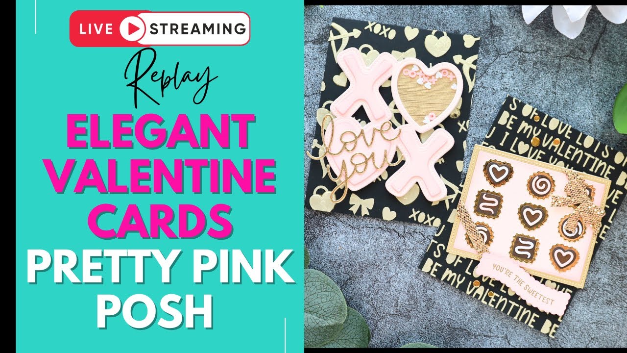 **LIVE STREAM** Live Cardmaking! Two Cards using New Pretty Pink Posh